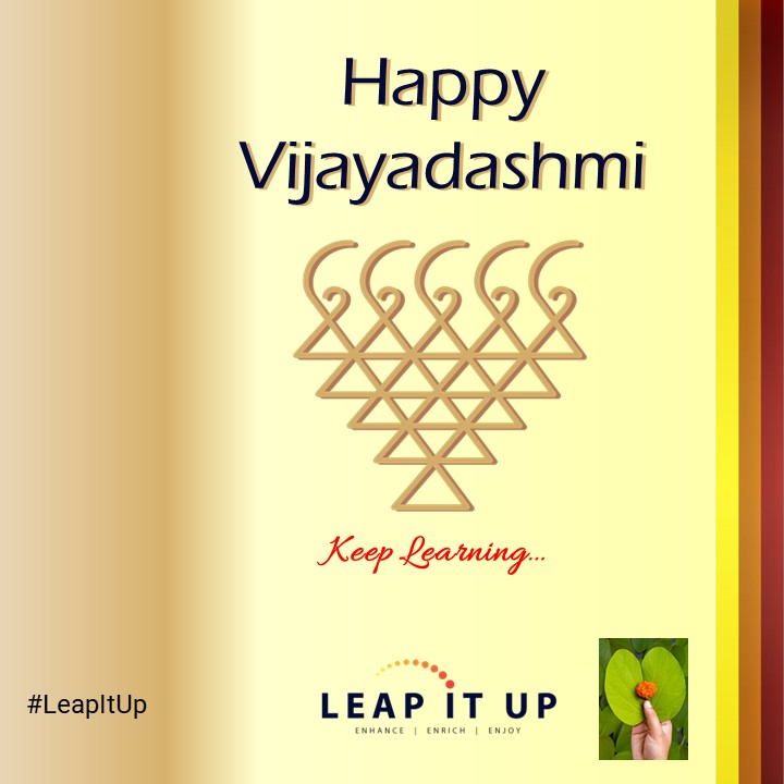 leapitup's tweet photo. #LeapItUp #vijayadashami #dussehra #SeasonsGreetings https://t.co/20Nq8izkC9