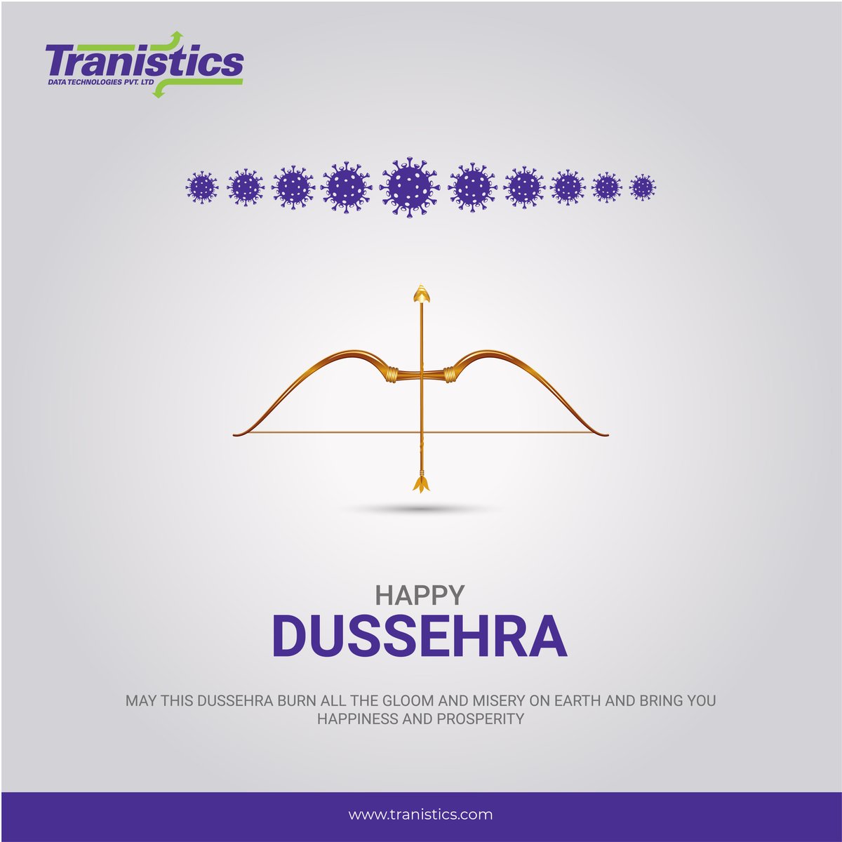 Celebrate the victory of goodness over evil this #Dussera! Let's all honor Rama's triumph over Ravana by cherishing time spent with family and loved ones.  #Tranistics #trustedbusinesspartner #logistics #publishing