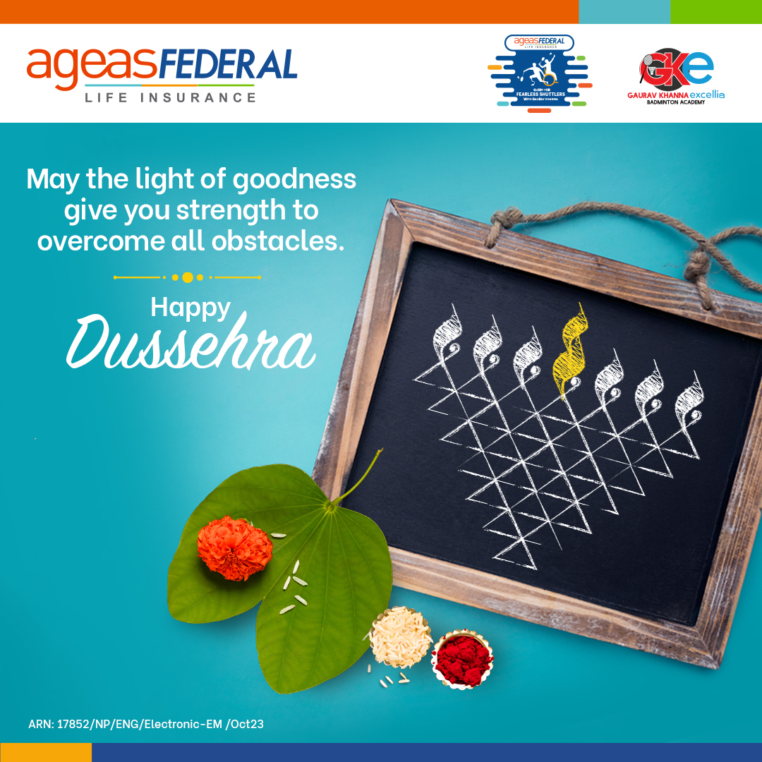 Here’s wishing you and your loved ones a very Happy Dussehra. May your day and year ahead be filled with blessings and happiness. #HappyDussehra #FutureFearless #AgeasFederal