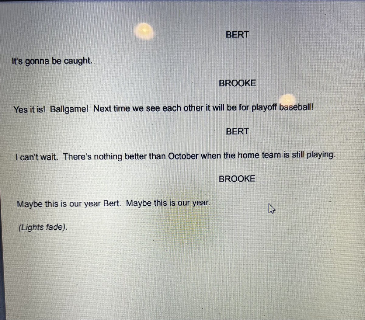 One Strike Away: The Play tweet media