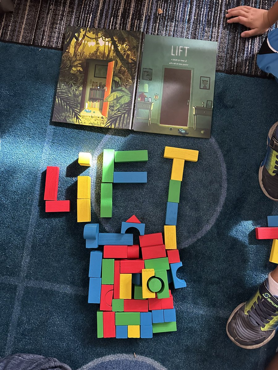 mscatcollett's tweet photo. After reading “Lift” by @dsantat , my 2nd graders felt inspired during their Friday free play to create their own lift button. Great literature is always the best use of time ❤️📚 https://t.co/hWDQxqaguA