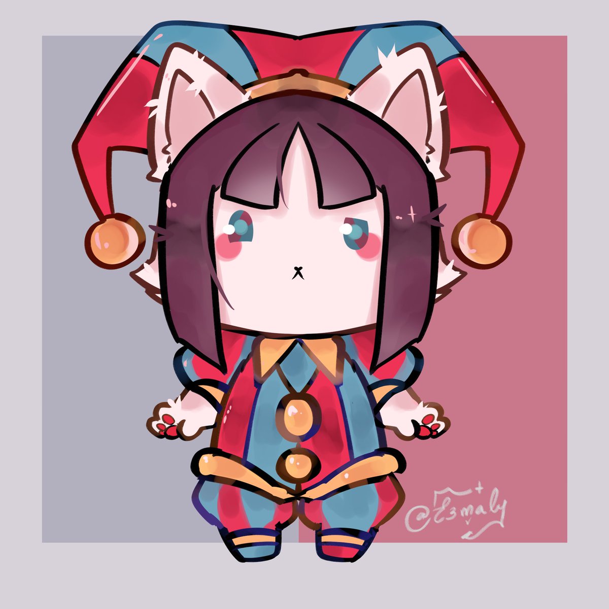 E3maly_'s tweet photo. → Meowchi Ponmi ! 。.゚+
◈ #TheAmazingDigitalCircus ◈ #Ponmi ◈ #Jax ◈ #Caine #Zedrak ◈ https://t.co/ClzcgteF4H