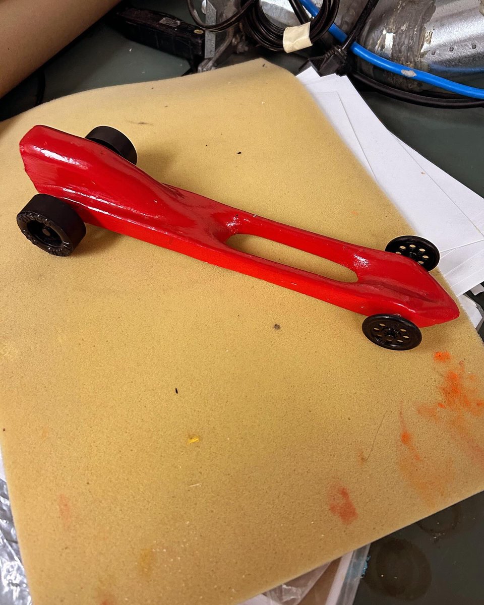 As our grade 6 students come close to the end of their first Explos rotation some showed off their projects in Tech Arts … constructing a wooden vehicle. #BulldogsPride #AbbySchools #HoweMiddle