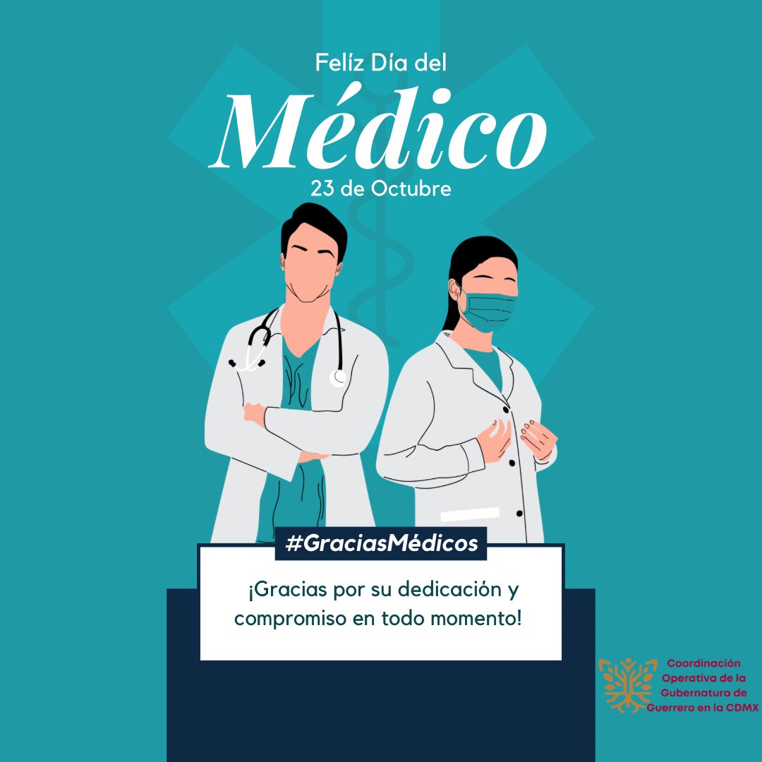 ¡Feliz Día del Médico! 👨‍⚕️👩‍⚕️ Su dedicación y esfuerzo para sanar y salvar vidas son verdaderamente admirables. Gracias por ser héroes de la salud. 🏥💉❤️ #DíaDelMédico #SalvadoresDeVidas