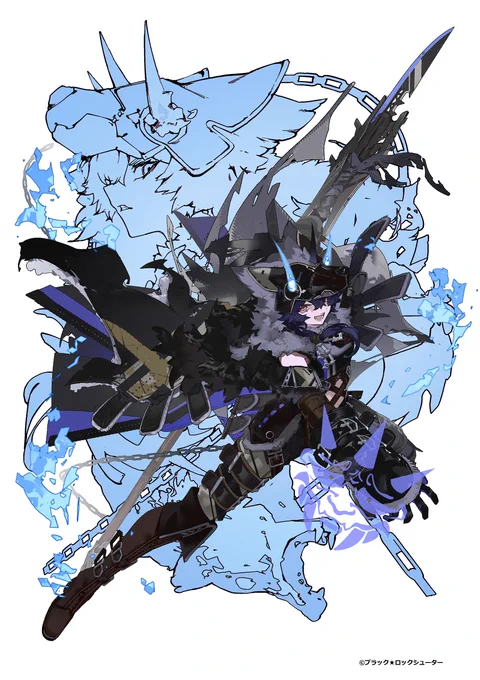 ブラックロックシューターFRAGMENTにて本日実装された新兵装のイラストを担当させていただきました。どうぞよろしくお願いいたします#BRSF #ブラックロックシューター 