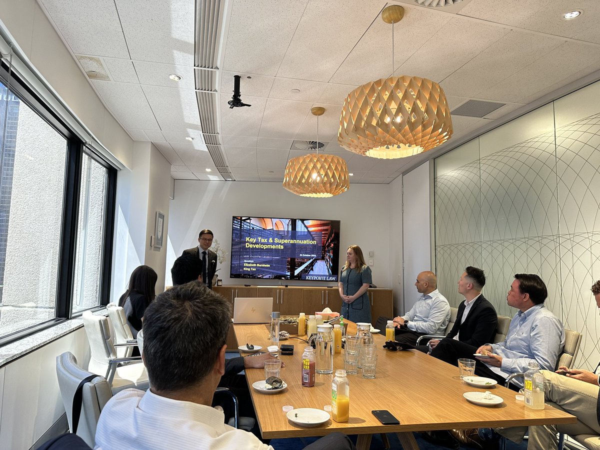 MaxGrowthHQ's tweet photo. Kicking off ‘Key Tax &amp; Superannuation Developments’ Session with King Tan and Elizabeth Burnheim from @Keypoint_Law Great detailed session. Thanks for the invite! @MaxGrowthHQ #maxgrowth #tax #super #accountant #bookkeeper #advisor #Div7A #SMSF https://t.co/7sAGNQYSRm