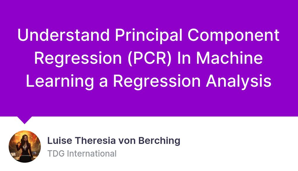 TheDataLeader's tweet image. Metrics like mean squared error (MSE), R-squared, and cross-validation techniques will enable us to make informed decisions based on model evaluation results.
Read more 👉 lttr.ai/AIvxl
#PrincipalComponentRegression #RegressionAnalysis #General