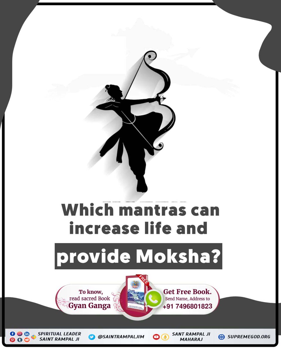 somlata_tiwari's tweet photo. #SpiritualMessageOnDussehra
which  mantras can increase life and provide moksha?
Sant Rampal Ji Maharaj https://t.co/39MCe6FZvu