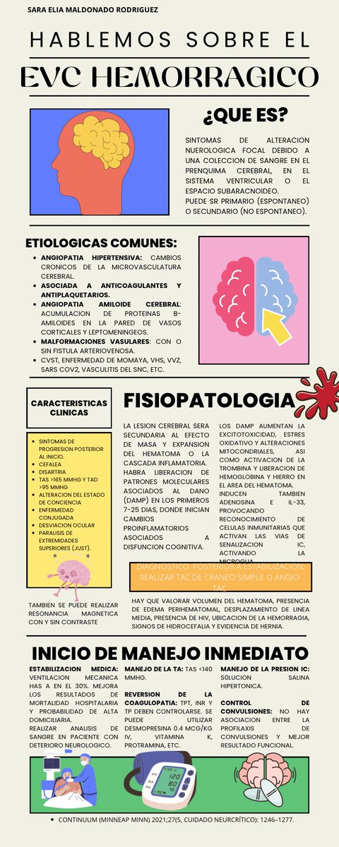 SaraEMaldonad's tweet photo. Y bueno, para no hacer nuestro 🧵 mas largo, concluyó con 2 infografías resumidas de este tema. Una vez más, gracias por su atención! ✨🧠 

¡FELIZ DÍA DEL MÉDICO! 🩺

@diariodeunloc0 
#Diadelmedico 
#medicina 
#evc
#codigocerebro
#medicinadeurgencias
#medicinabasadaenevidencia https://t.co/vhtnXezozD