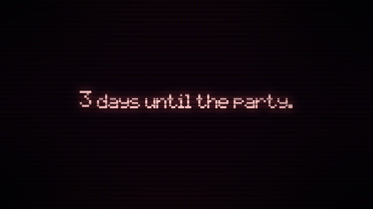 FNAFMovieUpdate's tweet photo. 3 days until the party.

#FNAFMovie #FNAF #FiveNightsatFreddys https://t.co/0PDn3liEqZ