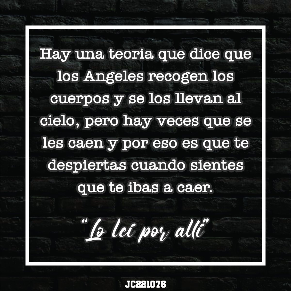 "Lo leí por allí" y me gusto 🤔👍🏼🖖🏼