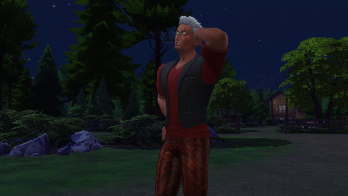 Daedriyth404's tweet photo. Mostly if you can remake his face please. For some reason his scar isn't even showing up anymore. #TS4 #TheSims4 #ts4cas #ts4help https://t.co/I9h1LkT3oB
