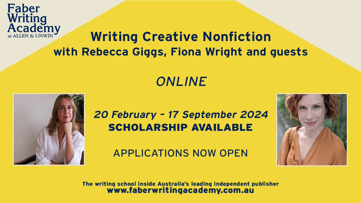 For nonfiction writers ready to leap in and get serious, the @FaberWriting Academy's nonfiction course will take your writing from planning, through chapter by chapter drafting, to sketching a detailed proposal. More info here: buff.ly/45JrgaZ