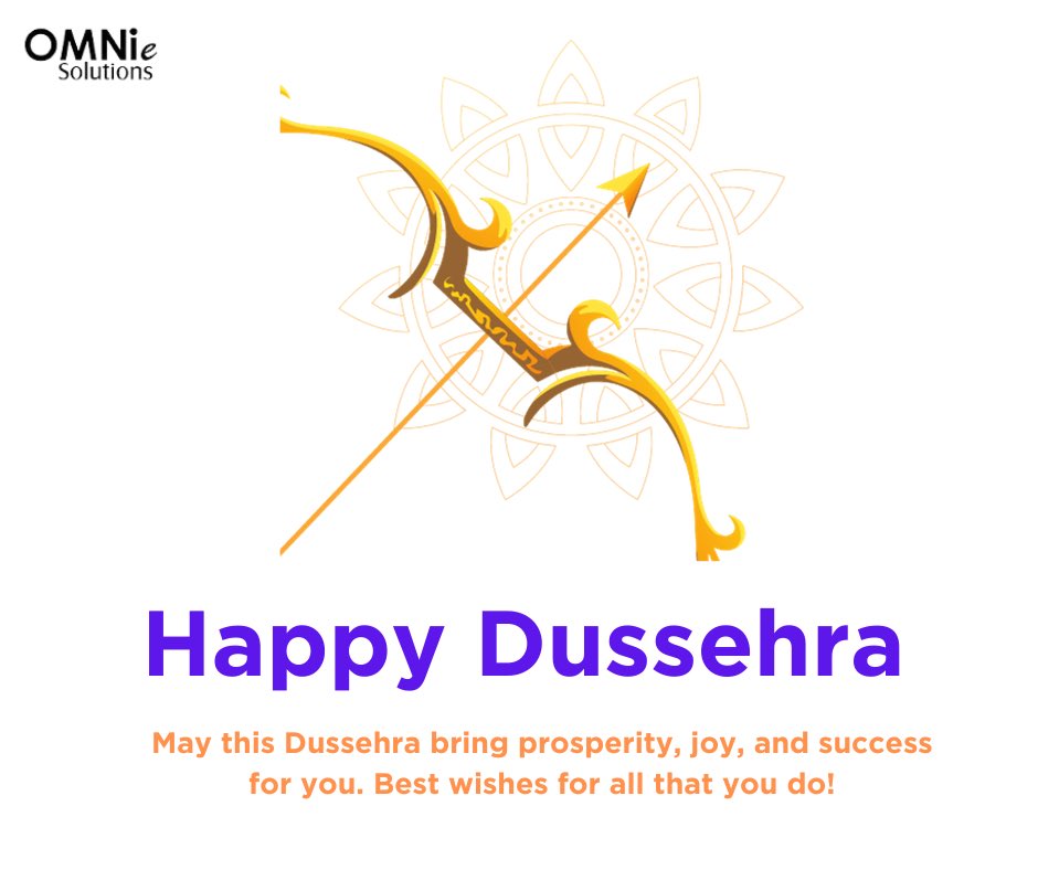 Sending warm wishes for a Happy Dussehra! #dussehra2021 #dussehrawishes #jaishreeram #dussehracelebrations #vijaydashmi #dussehrafestival #omniesolutions