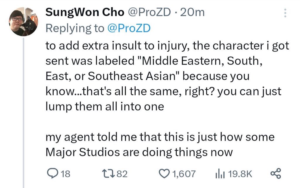Battybuddy's tweet photo. @animeoutsiders Oh, god… this tweet, I’m like “shut up you fool- you want to NARROW DOWN the already LIMITED number of roles you set yourself up for?” https://t.co/nzw1am5XuD