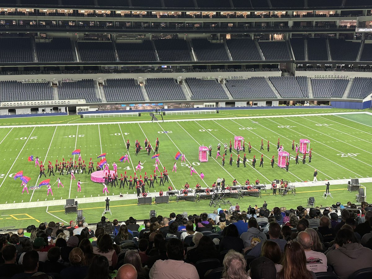 What a great show tonight from @RanchoVerdeBand. So awesome to see you all perform at SoFi Stadium!! @VVUSD_VAPA Let’s go Barbie!!