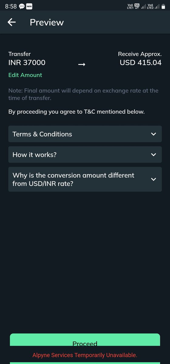 Tweets_Only__'s tweet photo. @alpynelabs can anyone check this
Why alpyne services temporarily unavailable
What is the TAT for service back again on track again @BitSaveClub https://t.co/Ifs5Nnzh1R
