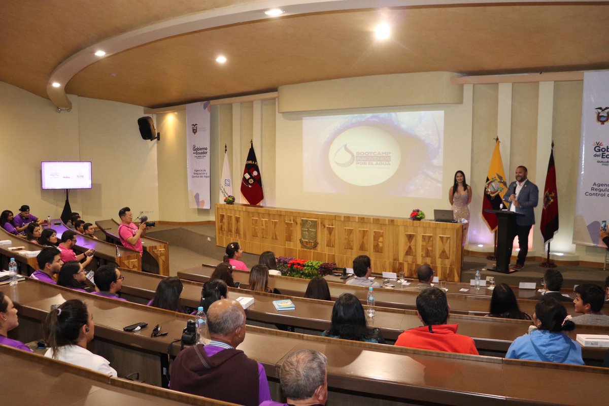 Angeles99777937's tweet image. El fin de semana participamos del 1re Bootcamp Innovemos por el Agua 2023. Se presentó una serie de proyectos innovadores, con las principales temáticas de Tecnología, calidad del agua y sostenibilidad. 

Gracias
@Ambiente_Ec 
#ARCA
#Bootcamp2023