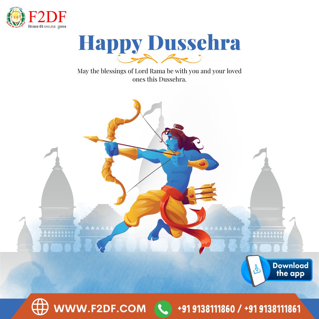 F2DF11's tweet photo. #happy_dussehra #HappyDussehra #F2DF #f2df_tv https://t.co/A6BsVnIk6E