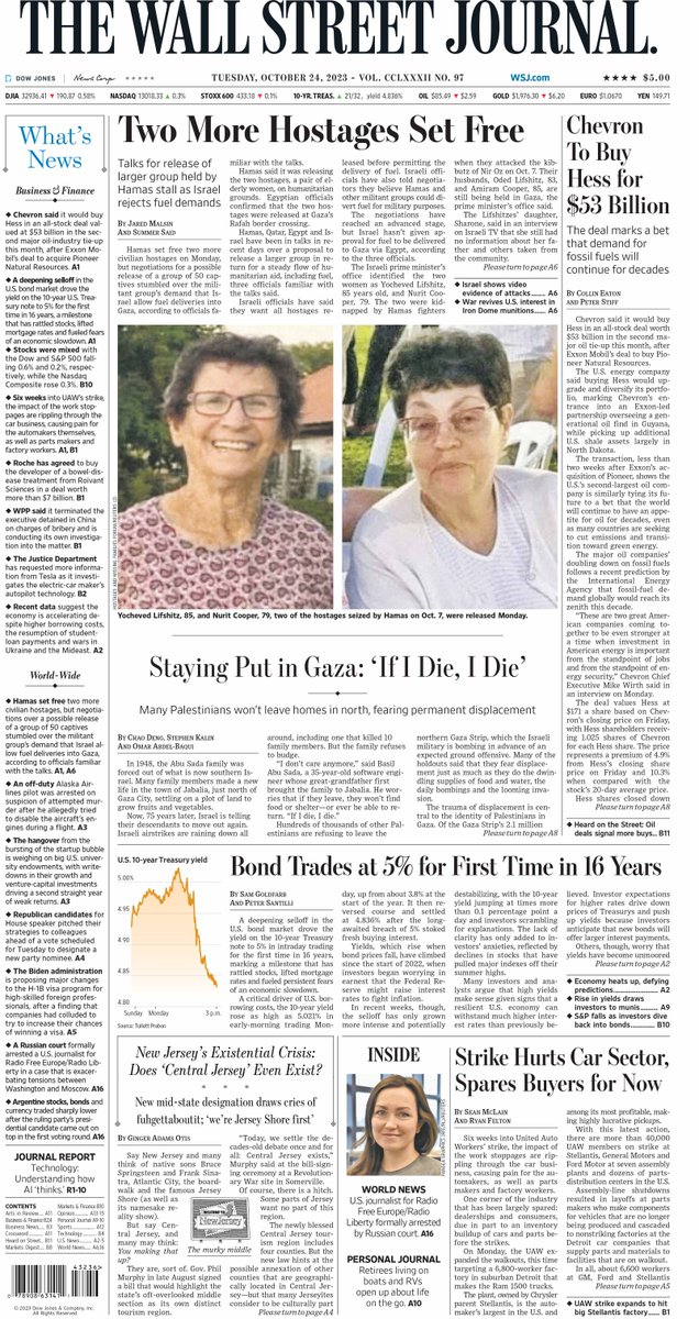 WSJ's tweet photo. Here is an early look at the front page of The Wall Street Journal https://t.co/2OuuWdZcmp https://t.co/w9cK65AHxO