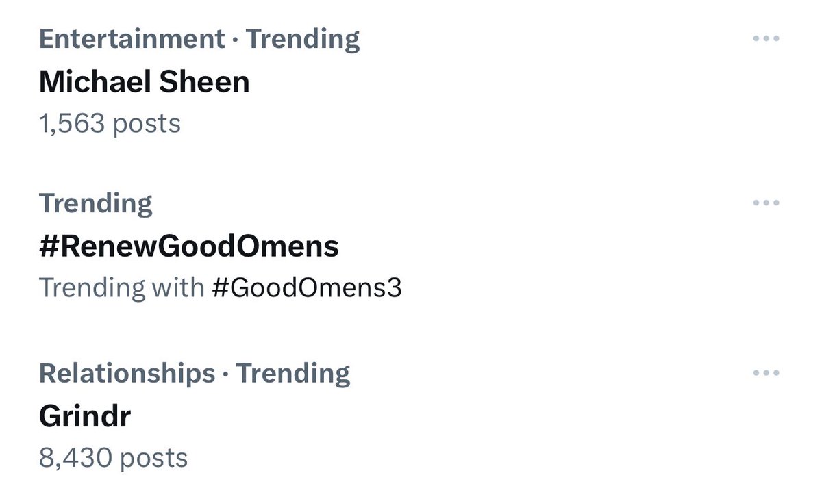 renewal campaign is going well 

#RenewGoodOmens