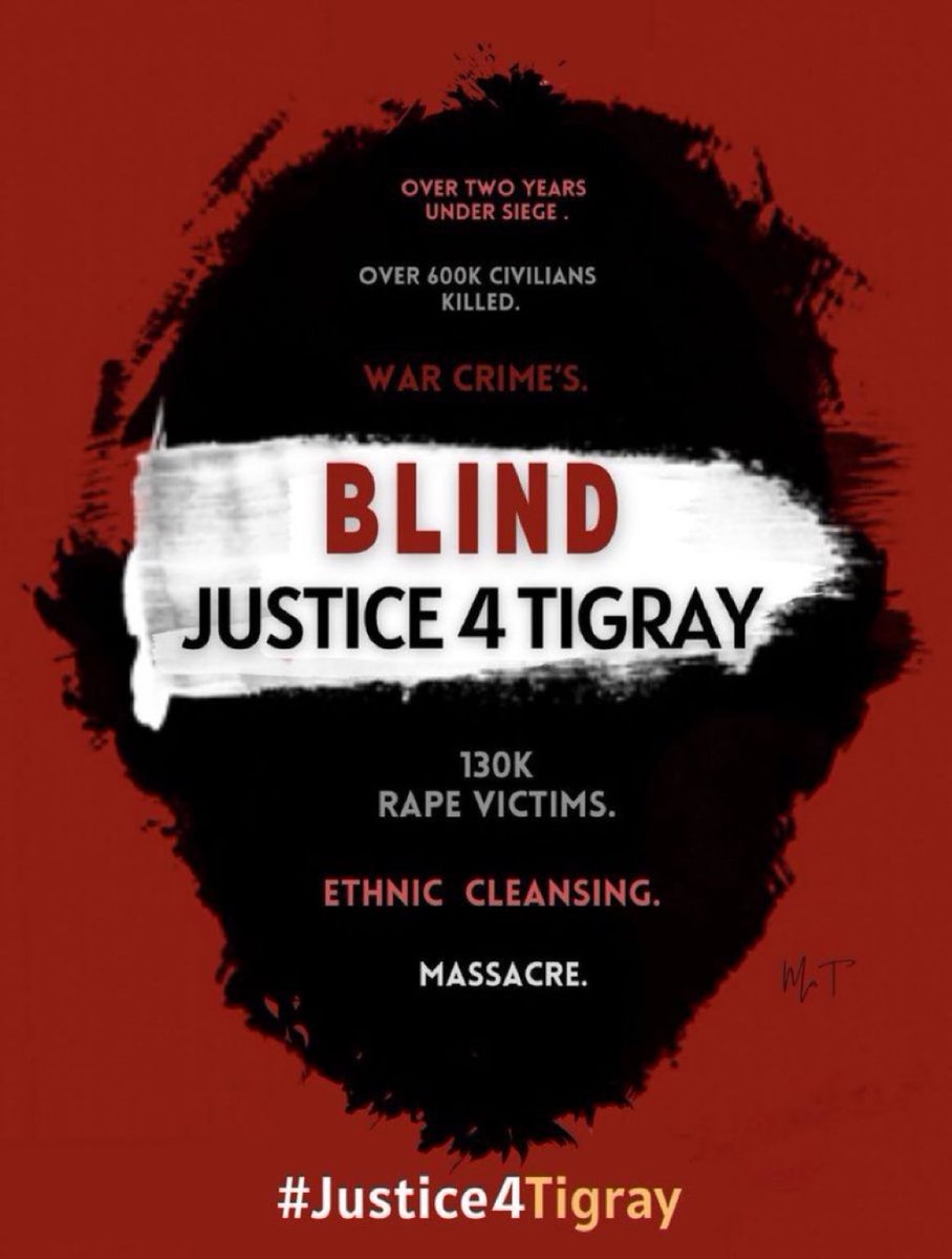 #TigrayGenocide: women in Tigray have suffered during the war, facing widespread conflict-related violence (CRSV) including RAPE, SEXUAL SLAVERY and TORTURE. 

We continue to demand accountability and justice for the victims of atrocities in Tigray. 

#Justice4Tigray BV