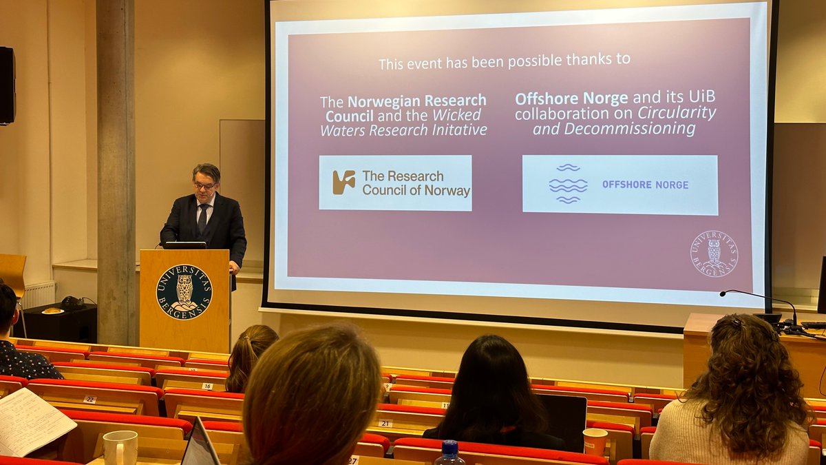 Being a port city, with a significant shipping industry, Bergen has excellent prospects for conducting carbon capture in the future, says Tom-Christer Nilsen @TomChrIster @BergenChamber under #BergenEnergyClimateDays @uibjus @uib @kldep @NFdep