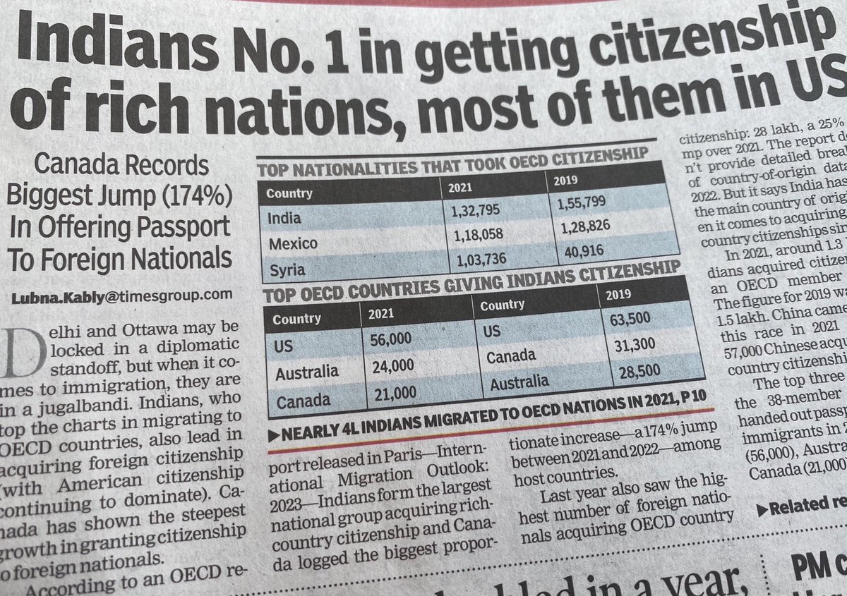 Brain drain or India Shining?