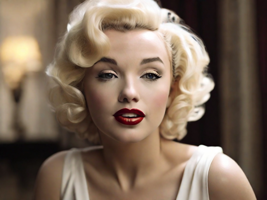 Dvyntwoman's tweet photo. I honestly never really liked her. It was just easy to have fun dressing up as different versions of her for Limelight NYC. AI #Dvynt Marilyn by me, Marilyn's Selfie by @joeyfeldman https://t.co/Joygl3UJa9
