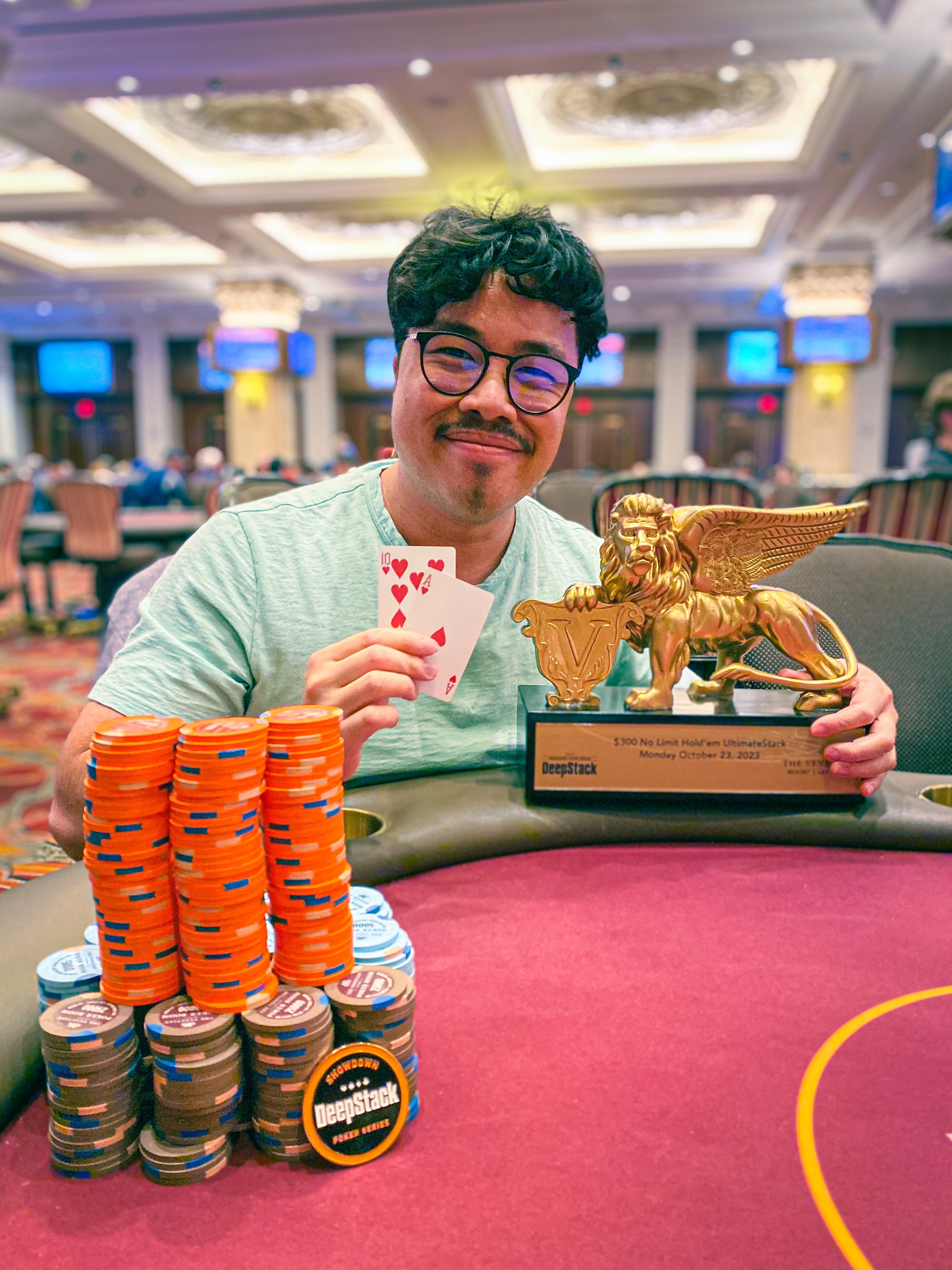 Venetian Poker Room on X: Congratulations to Michael Thach of Las Vegas,  NV who was the winner via five-way chop in our DeepStack Showdown Event #26  $300 NLH UltimateStack $100,000 guarantee on