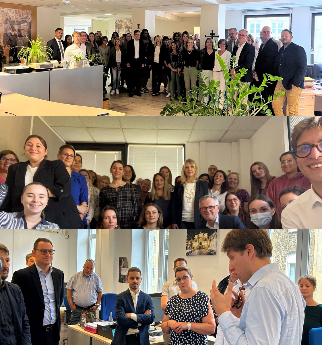 Echanges riches avec les équipes de #WTW en région Est qui ont su trouver une belle dynamique et avec nos collègues Luxembourgeois pour accélérer ensemble en mettant en commun nos savoir-faire et nos ressources, au bénéfice de nos clients et talents.
#OneWTW #Accélerer #Partager