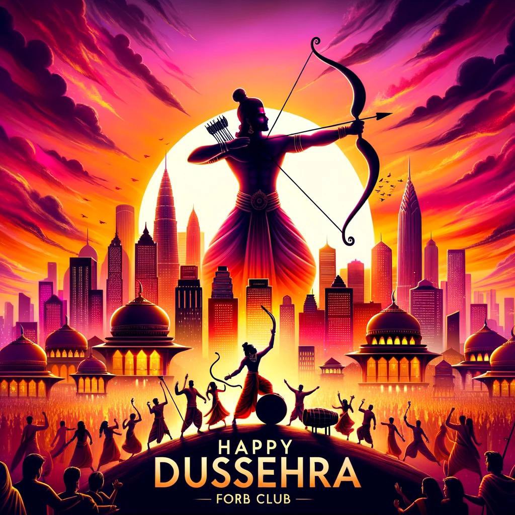 ForbTravel's tweet photo. "Happy Dussehra from FORB CLUB! 🎉 As we celebrate the triumph of good over evil, may your travels with us always lead you to beautiful destinations and memorable moments." https://t.co/id6i2TDh0Z