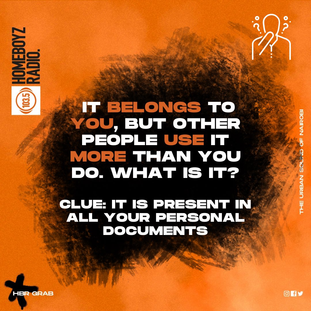 HomeboyzRadio's tweet photo. Riddle time guys!!!😅
Wale wa brains mko wapi, solve this one😅
#HBRRiddles 
#PowerUpHBR https://t.co/N1Vd7tYzku