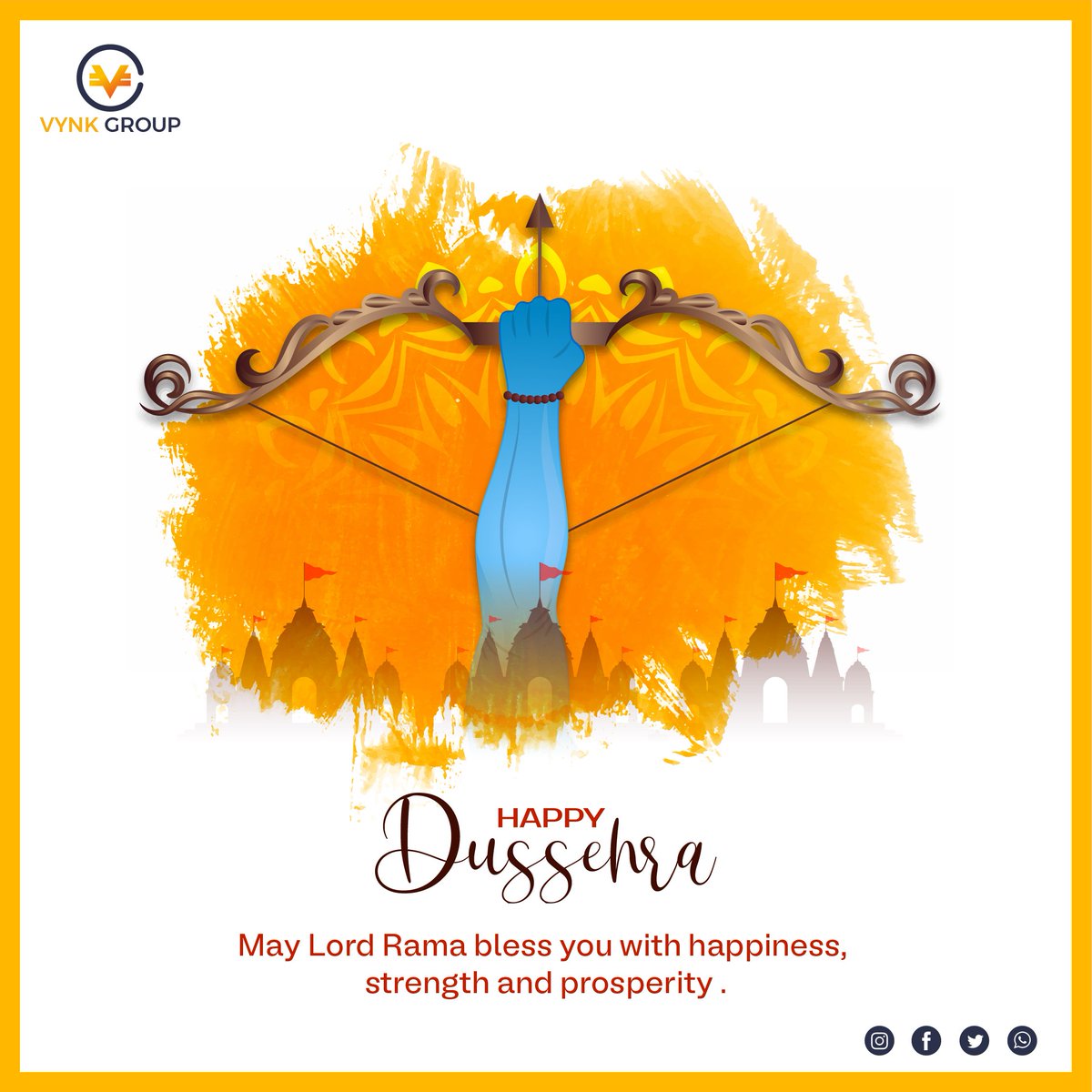 vynkgroup's tweet photo. Happy Dussehra https://t.co/Wz3ZEFNKQP