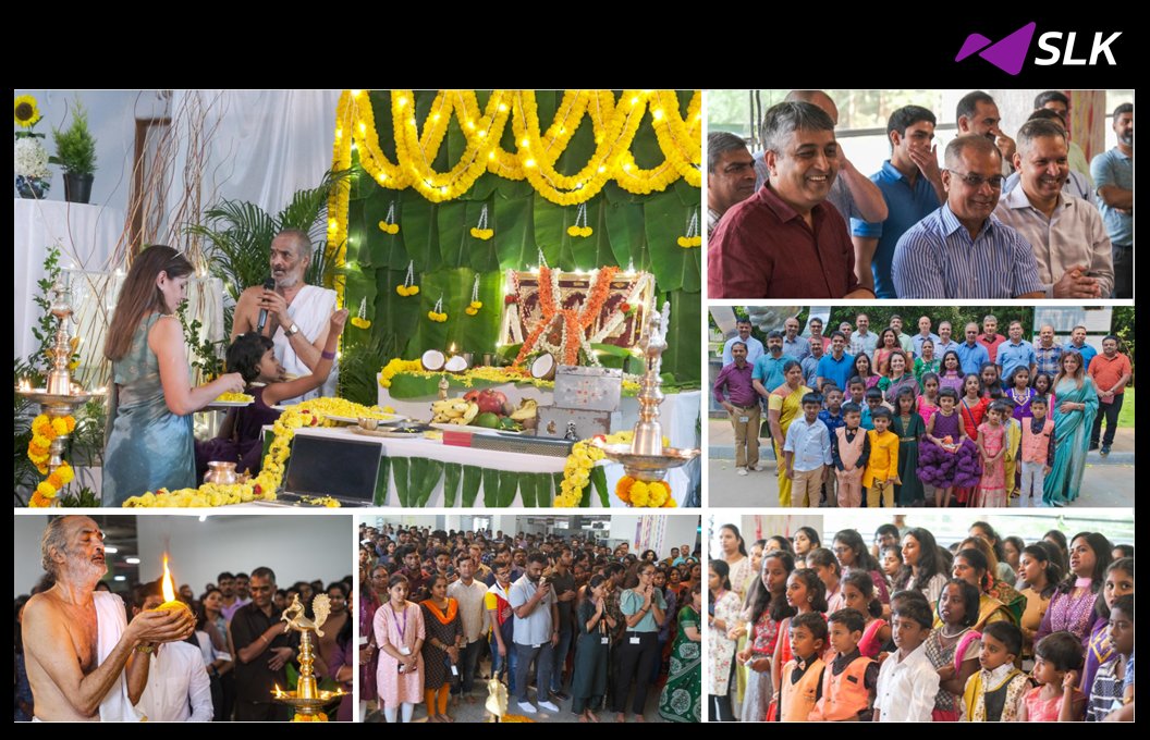 SlkSoftware's tweet photo. In the spirit of positivity, devotion & togetherness, the #SLK Family celebrated #AyudhaPuja at its premises.
The festivities were conducted beautifully & it was a wonderful way to honor the tools & technology that drive our success.
#lifeatslk #GreatPlacetoWork #Celebrations https://t.co/5Un3PGDsQx
