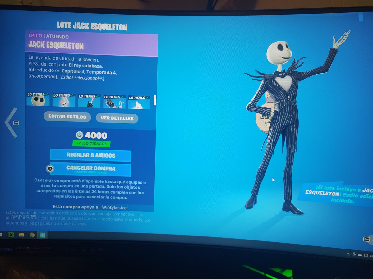 Herrmix's tweet photo. @WintryKestrelYT 
Está tenía que ser si o si. Maravillosa Skin. https://t.co/E3a6yFuN1I