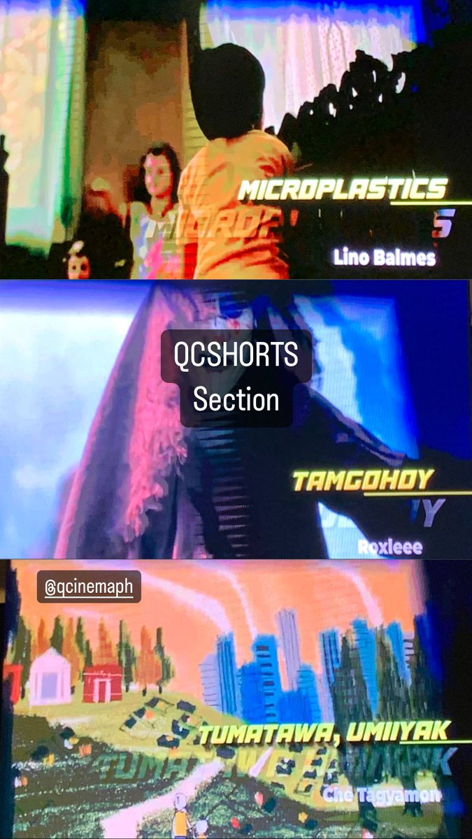 QCSHORTS: A Catholic School Girl, Abutan Man Tayo ng Houselights, Animal Lovers, Microplastics, Tamgohoy, Tumatawa, Umiiyak