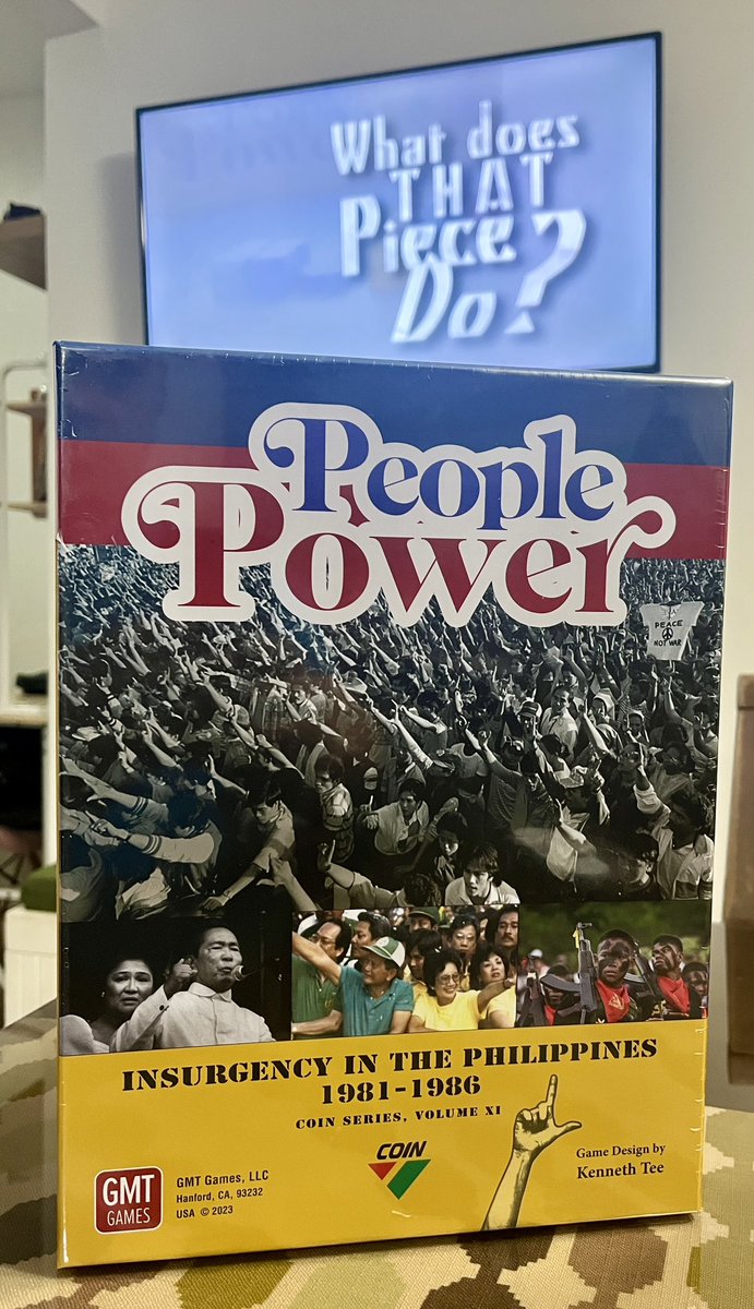 Tabletop2Go's tweet image. My first COIN. So excited to relearn a history I actually lived through as a child. @gmtgames