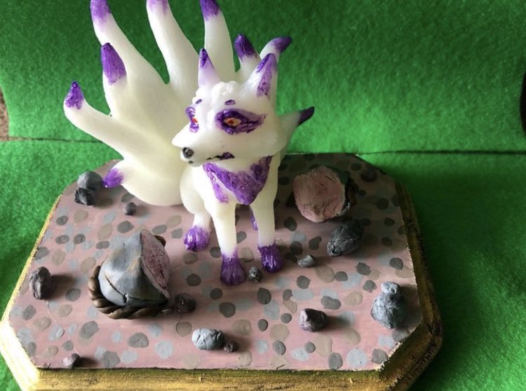 Yokai_Nation's tweet image. In March of 2022 the Sessho-seki split in 2 and many believe that it is a sign that Tamamo no Mae has returned.

#ayokaiaday