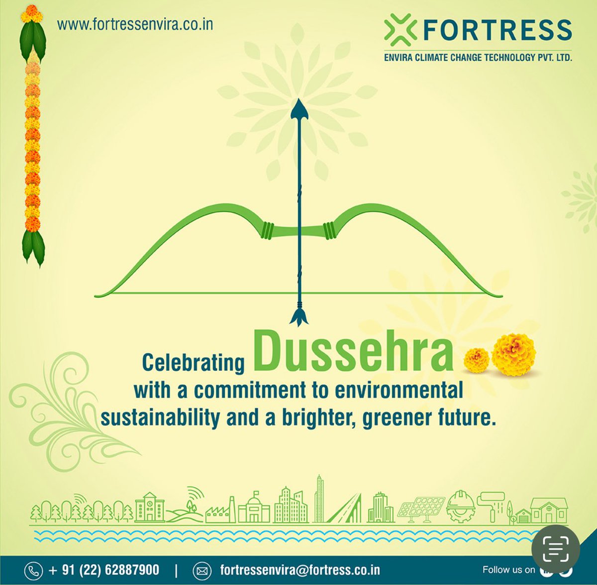 FECCTPL's tweet photo. May this Dussehra light up for you the hopes of Happy times and dreams for a year full of smiles! 😊☘️Happy Dussehra! #dusshera #celebration #happiness #construction #environment #design #fortressenvira #team #fortress https://t.co/kindLFzMkp
