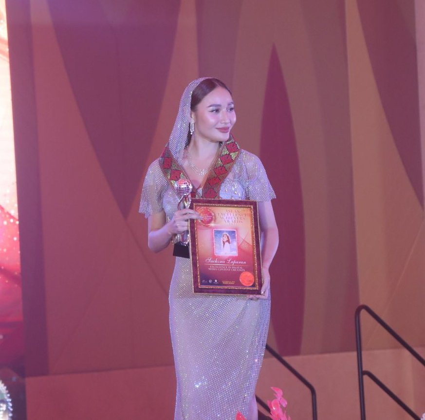 Congratulations <a href="/Sachzna1/">𝑺𝒂𝒄𝒉𝒛𝒏𝒂</a> for being given the Excellence in Digital Media Content Creation award at the ASEAN Excellence Achievers Awards 2023! 🙌🏆

#SachznaLaparan
#CornerstoneArtist 
#ASEANExcellenceAchievers2023