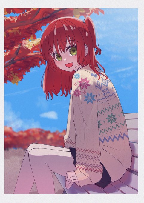 「紅葉 セーター」のTwitter画像/イラスト(新着)｜2ページ目