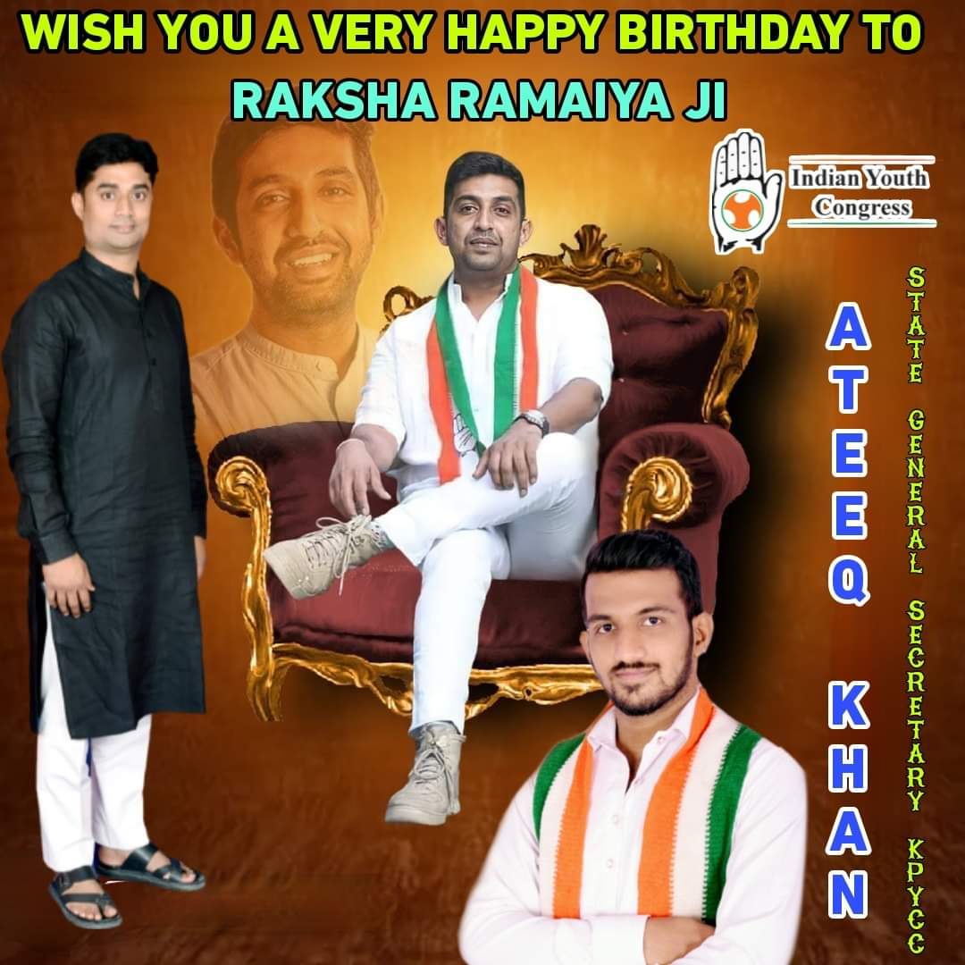 AmheSadath's tweet photo. Wish you many many more happy returns of the day @RakshaRamaiah ji https://t.co/ysLBB4NmrH