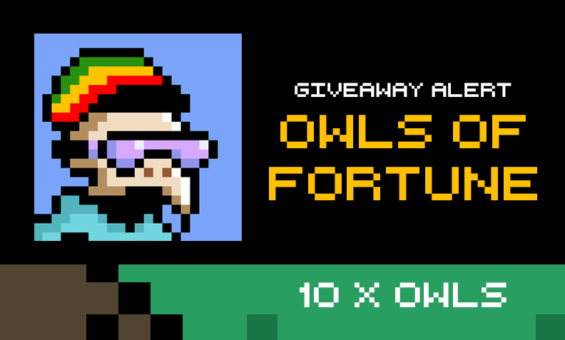 🚨🦉 Unbelievable OWLS Giveaway Alert! 🚨🦉

We're giving away 10 stunning Owls to celebrate our amazing community!
Don't miss your chance! 🎁🚀

To enter:

✅Follow <a href="/owlsoffortune/">Owls of Fortune</a> <a href="/elodrawz/">Elodrawz.eth</a>
✅Retweet and Like this post
✅Tag 2 friends

Let the owls fly to their new homes! 🪶💎