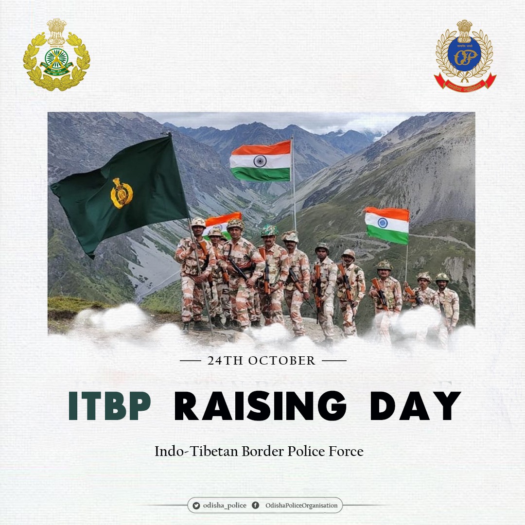 Best wishes to all #ITBP personnel and families on the occasion of their #RaisingDay. We are proud for their exemplary courage devotion, determination & selfless service for our motherland. @ITBP_official