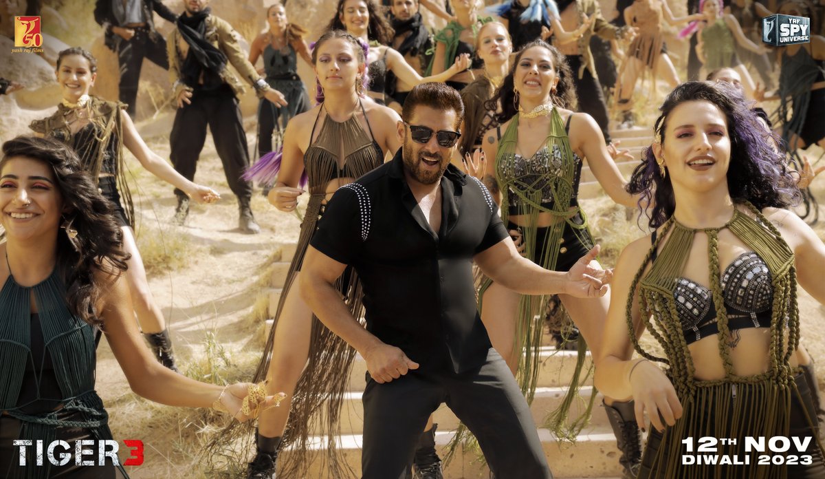 BeingSalmanKhan's tweet photo. Hope u liked the song....

#LekePrabhuKaNaam song out now https://t.co/WkkQVnASSu

#Tiger3 arriving in cinemas on 12th November. Releasing in Hindi, Tamil & Telugu.

#KatrinaKaif | @emraanhashmi | #ManeeshSharma | @yrf | @ipritamofficial | @OfficialAMITABH | @arijitsingh | @NikhitaGandhi | @VMVMVMVMVM | @madhankarky | @Benny_Dayal | @AnushaManiMusic | @boselyricist | #AnaitaShroffAdajania | #AlviraKhanAgnihotri | #AshleyRebello | #DarshanJalan | #YRF50 | #YRFSpyUniverse