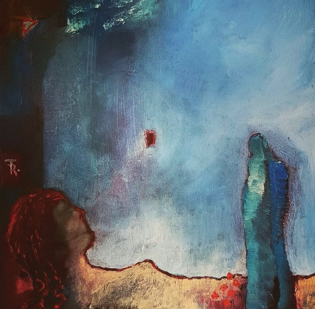 BED OF ROSES 
Oil on canvas 
#art #arte #symbolism #ArtistOnX