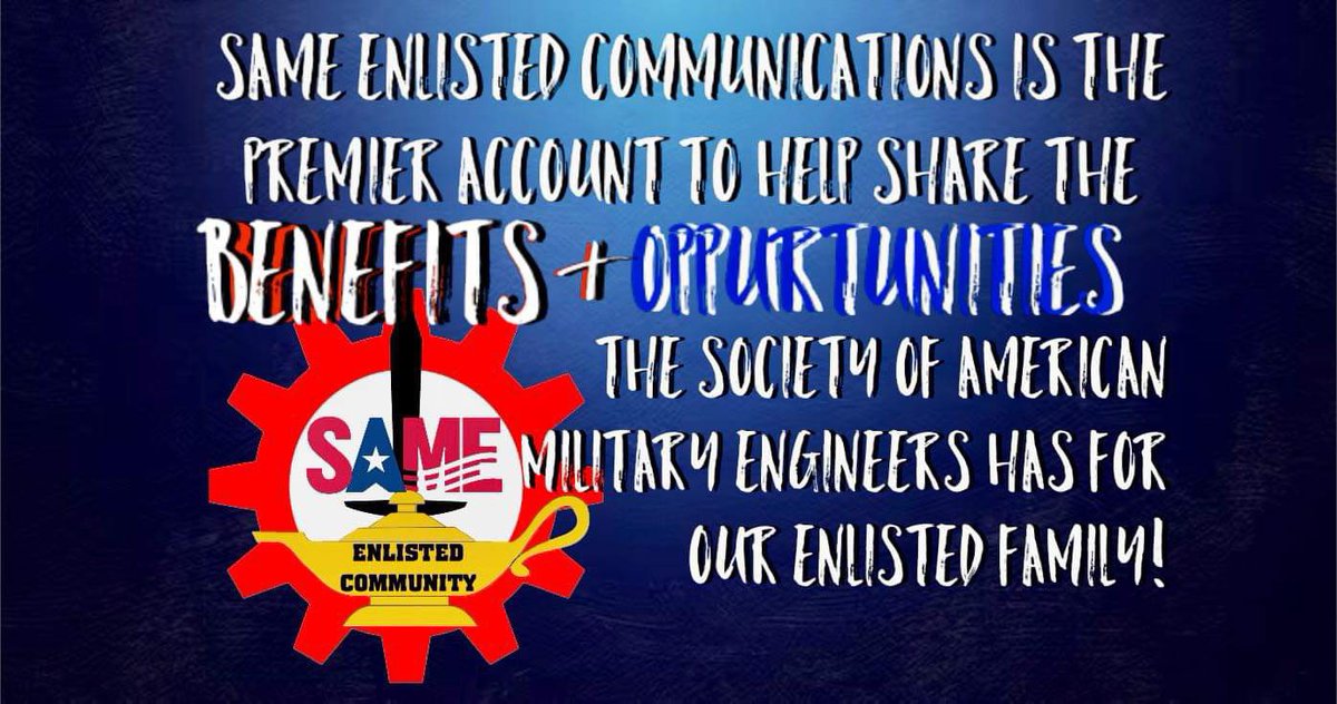 SAME__Org's tweet image. Welcome to the SAME Enlisted Communications!!!!

⚙️⚙️👷🏻‍♀️👷🏾👷🏼‍♂️⚙️⚙️
