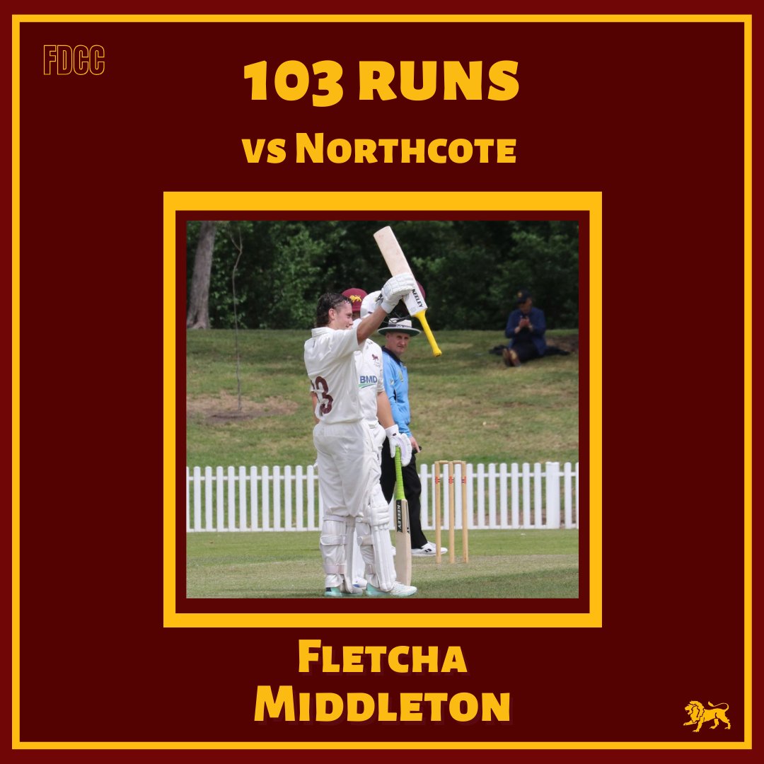 Fitzroy Doncaster CC tweet media