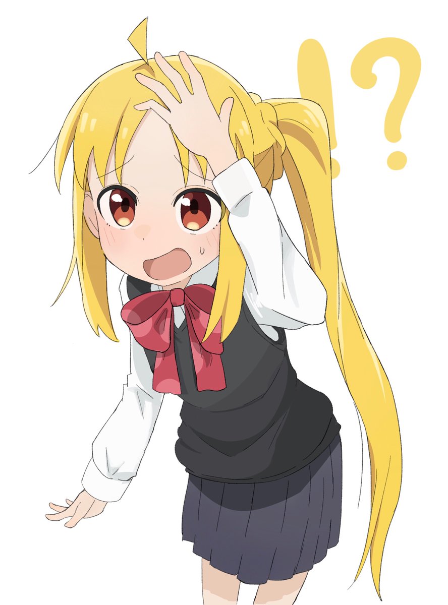 ijichi nijika 1girl blonde hair solo skirt long hair shirt school uniform  illustration images